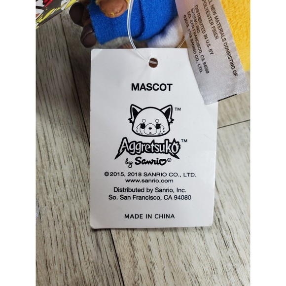 Aggretsuko Red Panda Rage Mascot Mini Christmas Ornament Plush - Picture 4 of 6